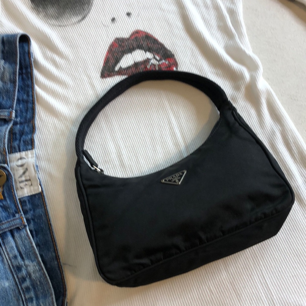 Auth Vintage Prada Tessuto Sport Handbag Purse